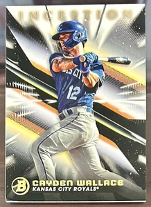 Cayden Wallace 2023 Bowman Inception Base #20 Kansas City Royals - Imagen 1 de 2