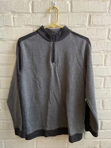 Cat & Jack Boys Gray Pullover Knit Half Zip Sweater Style Youth Size M - Picture 1 of 4