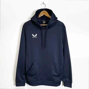 Castore Teamawear 2022 Brush Back Overhead Hoodie in Navy - S - Picture 1 of 3
