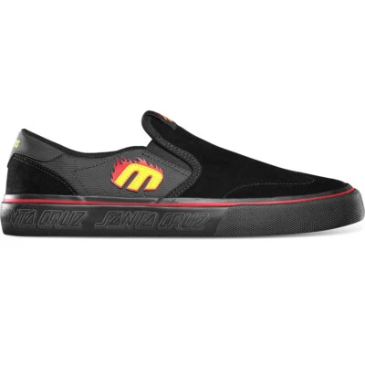 Zapatos Etnies Lo-Cut Slip x Santa Cruz - Negros Foto 1 de 4