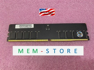 32GB UDIMM DDR5 5600MHz RAM Compatible for HP Pro SFF/Tower 400 G9 Desktop PC - Image 1 of 4