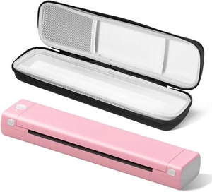 Portable Thermal Printer Wireless 8.5" X 11" iOS Android USB Bluetooth Case Pink - Picture 1 of 6
