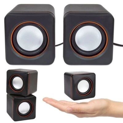 CASSE ALTOPARLANTI 2.0 PER PC GAMING PER PC E LAPTOP NOTEBOOK JACK USB - Immagine 1 di 4