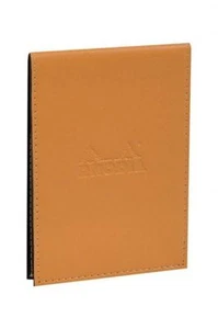 Rhodia Pad Halter in orange mit Graph Pad mit Stiftschlaufe - 3,75 x 5,25 - NEU - Bild 1 von 1