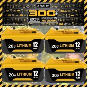 2~4Pack For DeWALT DCB210-2 20V MAX 10.0AH Lithium-Ion Battery DCB210 12Ah 8.0Ah - Picture 1 of 16