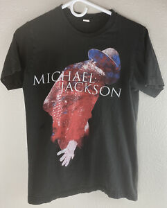 Vintage Michael Jackson Black Music 'Bad' Concert Tour T Shirt Mens Size S