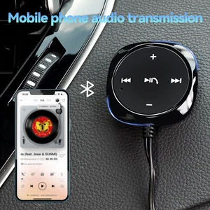 Bluetooth Audio Receiver KFZ Adapter Sender AUX Kabel Auto3.5mm Klinke Empfänger - Bild 1 von 7