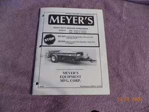 Manuale operatori e ricambi spandiconcime serie MEYER'S 300A-350A - Foto 1 di 2