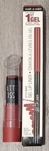 Wet n Wild Gel Lip Liner GONE BURGUNDY & Matte Kiss Soft Matte Lipstick LILY New - Picture 1 of 7