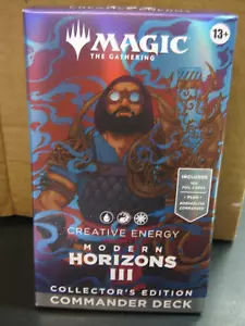 Creative Energy Collector's Edition Commander Deck MTG MH3 Sealed x1 CCG - Picture 1 of 3