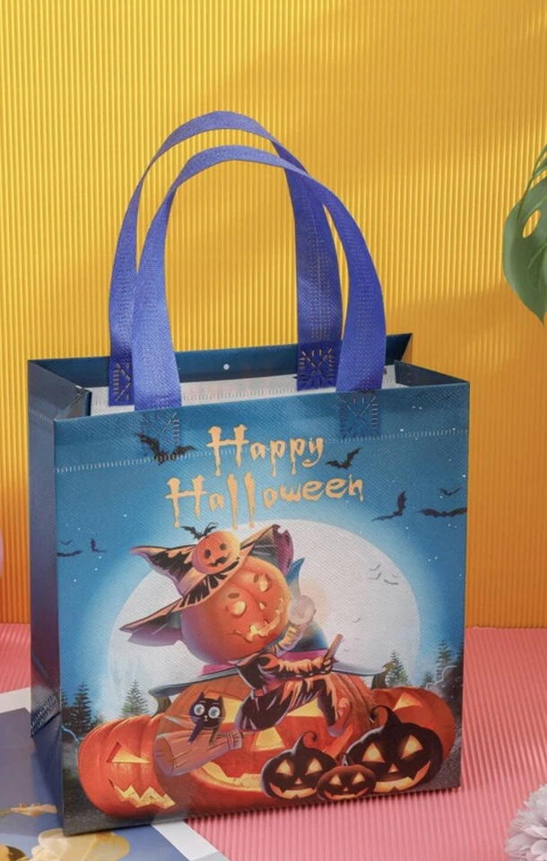 BOLSA DE REGALO DE BOTÍN DE PAPEL DE FIESTA TRUCO O TRATO DE HALLOWEEN BOLSA DE DULCES DULCES Foto 1 de 4