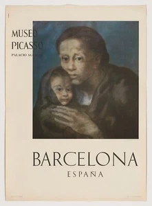 PABLO PICASSO Original 1966 Vintage Offset Poster Art Exhibition Mint Stored - Picture 1 of 1