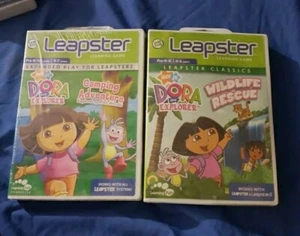 Lot 2 Leapster, Leapster2, Leap Frog Lernspiele DORA THE EXPLORER Neu Versiegelt - Bild 1 von 4