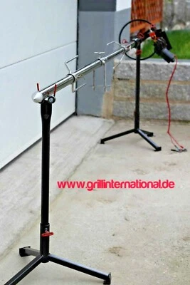 GRILL INTERNATIONAL Parrilla de cordero parrilla de cochinillo parrilla giratoria pincho giratorio asador barbacoa parrilla horno holandés