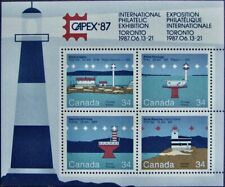 1985 CANADA #1066b: VF MNH 'Canadian Lighthouses - 2' - Souvenir Sheet of 4