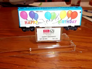 Micro-trains c 021 00 500 N-scale Happy Birthday Boxcar #2005 - Picture 1 of 2