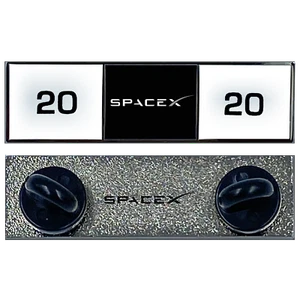 SpaceX 2020 Crew Uniform Commendation Bar Pin DL8-11 ZQ-129 - Picture 1 of 1