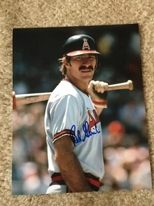Bob Grich Angels Signed 8x10 W/COA  - Picture 1 of 1