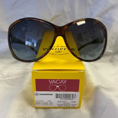 Von Zipper VZ Sunglasses Vacay Havana Tortoise / Navy Gradient *NEW* - Image 1 of 4