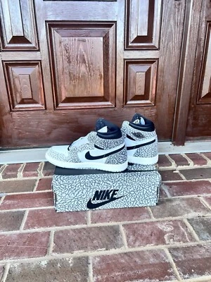 Size 10.5 - Air Jordan 1 Retro OG High White Cement - Image 1 of 3