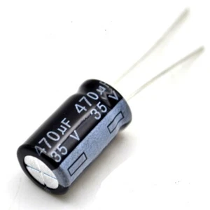 5PCS ELECTROLYTIC CAPACITOR 470UF 35V 16X10MM PCB CARD CS + 105 °C - Picture 1 of 2