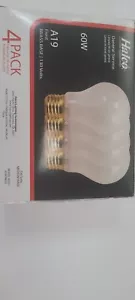 Halco General Service Frost Light bulbs 4-pack60W A19 - Picture 1 of 2