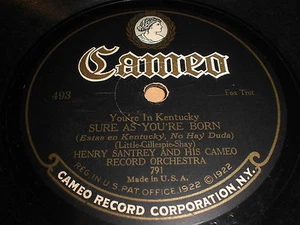 Henry Santrey - You're In Kentucky Sure As You're Born 78 - Cameo 493 - Picture 1 of 1