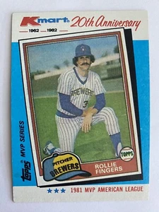 1982 Topps Kmart 20th Anniversary #40 Rollie Fingers - Picture 1 of 2