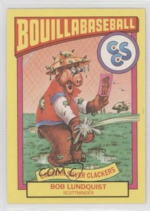 1987 O-Pee-Chee Alf Series 1 Bouillabaseball Bob Lundquist #5B 3c7