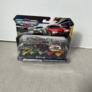 Micro Machines Series 4 Drag Race Classics #13 RARE Chrome CHASE Car New - Picture 1 of 5