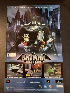 BATMAN: Vengeance Video Game Art PS2 Gamecube ~ Vintage Comic Page PRINT AD 2001 - Picture 1 of 1