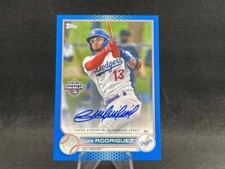 2022 TOPPS PRO DEBUT MINOR LUIS RODRIGUEZ PD-193 BLUE PARALLEL AUTO 145/150