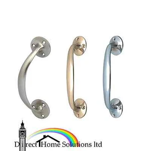 HAFELE Brass Bow handle, polished brass/polished chrome/satin nickel-plated - Picture 1 of 4