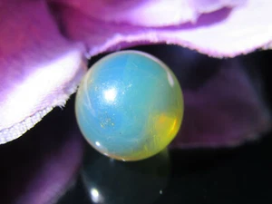 Dominican Blue Amber Bead Natural Authentic Sphere Gemstone 12.5 mm(0.8g) # AB44 - Picture 1 of 12