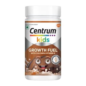 Centrum Kids Growth Fuel - 30 Gummies 100% Veg Multivitamin free shipping