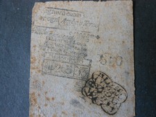 1856 REGNO DELLE DUE SICILIE RARO CERTIFICATO GIOCO DEL LOTTO