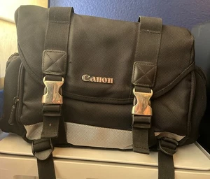 Canon Deluxe 200DG große DSLR schwarz Kameratasche 15" x 9" x 10" Zoll 🎆 - Bild 1 von 4