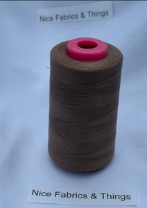 50 Spools -Brown AX 662 Multi Purpose Sewing Thread - Picture 1 of 3