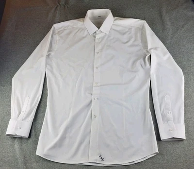 State & Liberty Shirt Men XXL White Button Down Slim 4 Way Stretch Performance - Image 1 of 4