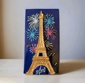 Francia París Torre Eiffel recuerdo turístico resina 3D nevera imán regalo artesanal - Imagen 1 de 2