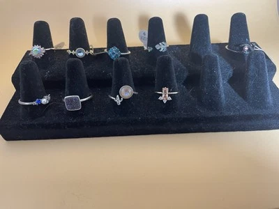 Anillos Joyas Fragantes Mujer Talla 9/10 12 Anillos (Lote 22) Foto 1 de 3