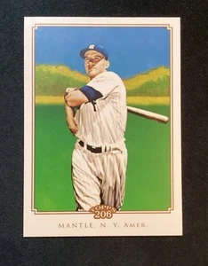 2010 Topps 206 Mickey Mantle HOF Yankees - Bild 1 von 2