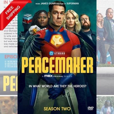 Peacemaker The Complete Season Two DVD  2025 TV Series Region Free Shipping New - Image 1 of 4