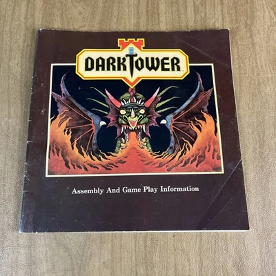 Juego de Mesa Torre Oscura 1981 Manual de Instrucciones Original Folleto OEM Repuesto Foto 1 de 4