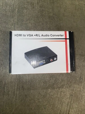 HDMI to VGA + R/L Audio Converter input HDMI output VGA - Image 1 of 3