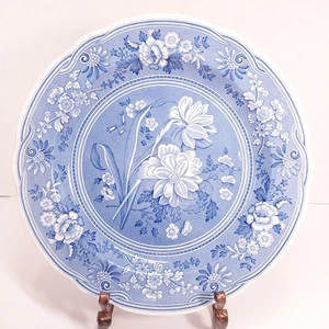 Spode Blue Room Collezione Georgiana Piatto Botanico 10,5" Blu e Bianco - Foto 1 di 12