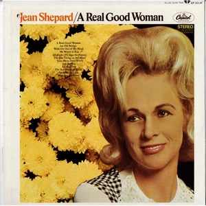 JEAN SHEPARD a real good woman U.S. CAPITOL LP ST-2966_original 1968 NEAR MINT - Foto 1 di 4