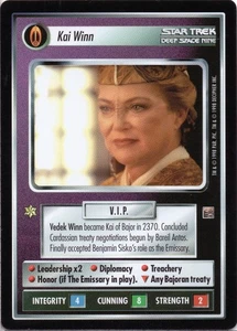 Star Trek CCG Kai Winn Near-Mint/NM Rare – The Dominion 1998 - Picture 1 of 1