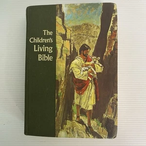 The Children's Living Bible Paraphrased Illustrated Hardcover Tyndale (1973) - Picture 1 of 18