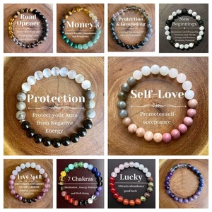 9 Styles Bracelet Empath Protection Bracelet,Grounding & Protection Bracelet - Picture 1 of 29